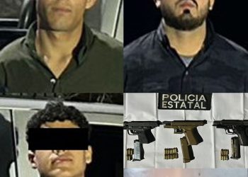 Fuerza Operativa de la Policía Estatal intercepta a grupo armado en comercio de Villas del Real