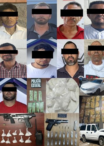 Reacción inmediata de la Policía Estatal detiene a personas armadas en Hermosillo