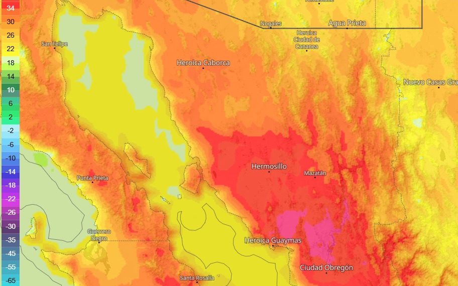 Protección Civil pronostica tardes calurosas y amaneceres fríos en Sonora
