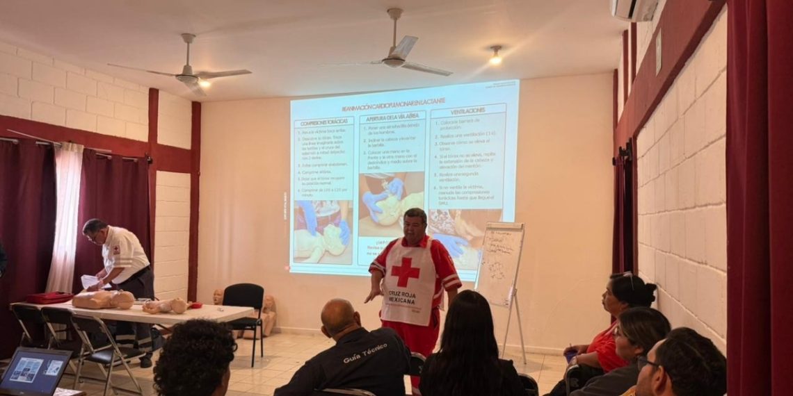 ITAMA y Cruz Roja Hermosillo capacitan a personal en primeros auxilios