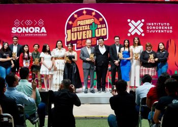 Durazo amplía el Premio Estatal de la Juventud: más jóvenes reconocidos y premio de 200 mil pesos