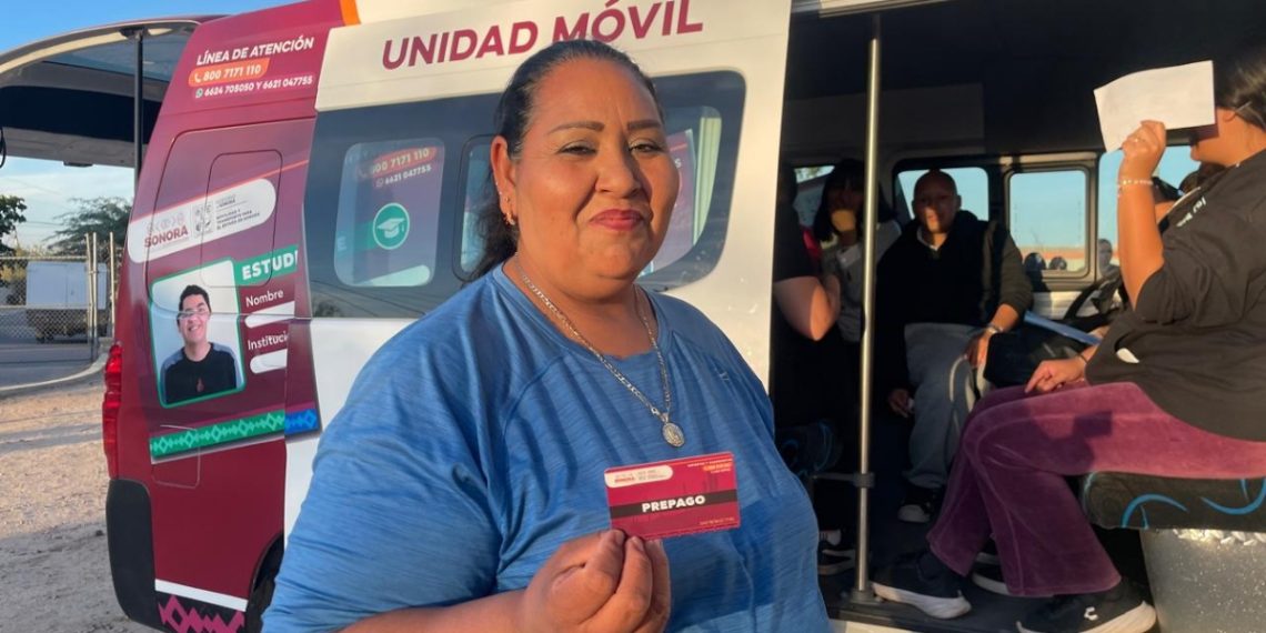 Las Unidades Móviles continúan credencializando a usuarios del transporte urbano en Hermosillo: IMTES