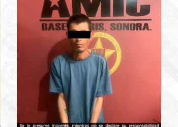 AMIC captura a sujeto por violencia extrema contra una mujer en Ímuris