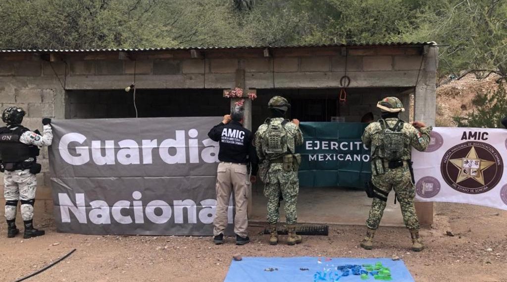 FGJES asegura droga y cartuchos de arma de fuego en cateo conjunto en Tubutama