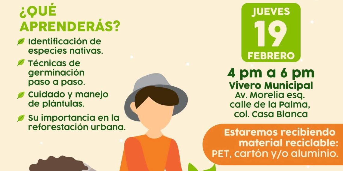 Convocan a Taller “Una Semilla X Hermosillo” para transformar la ciudad
