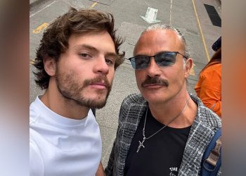 Sergio Sendel presume foto junto a su hijo Graco