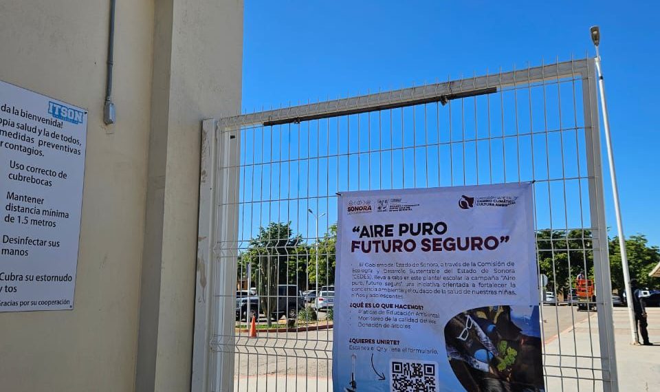 Gobierno de Sonora impulsa el programa “Aire Puro, Futuro Seguro” en ITSON Navojoa