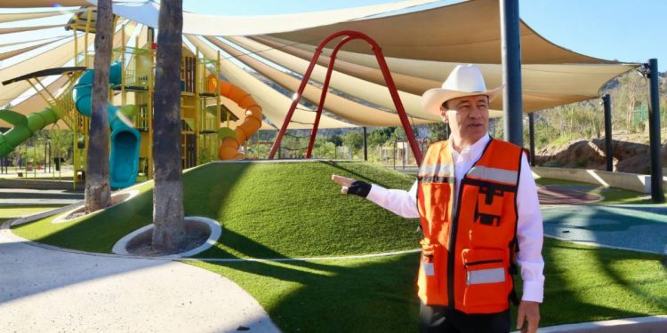 Durazo avanza segunda etapa de rescate de La Sauceda con rehabilitación del Museo de la Burbuja