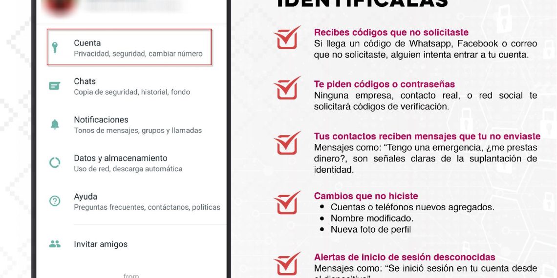 Refuerza Unidad Cibernética el llamado a proteger las cuentas de redes sociales y aplicaciones de mensajería