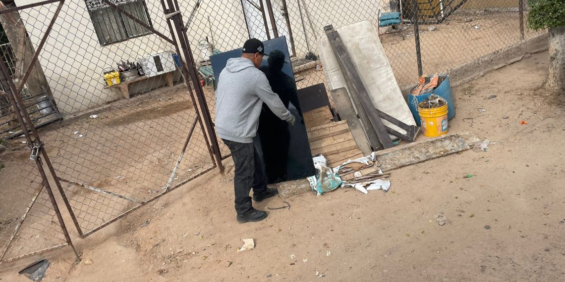 Acopia Ayuntamiento de Hermosillo 18 toneladas de descacharre en la Solidaridad