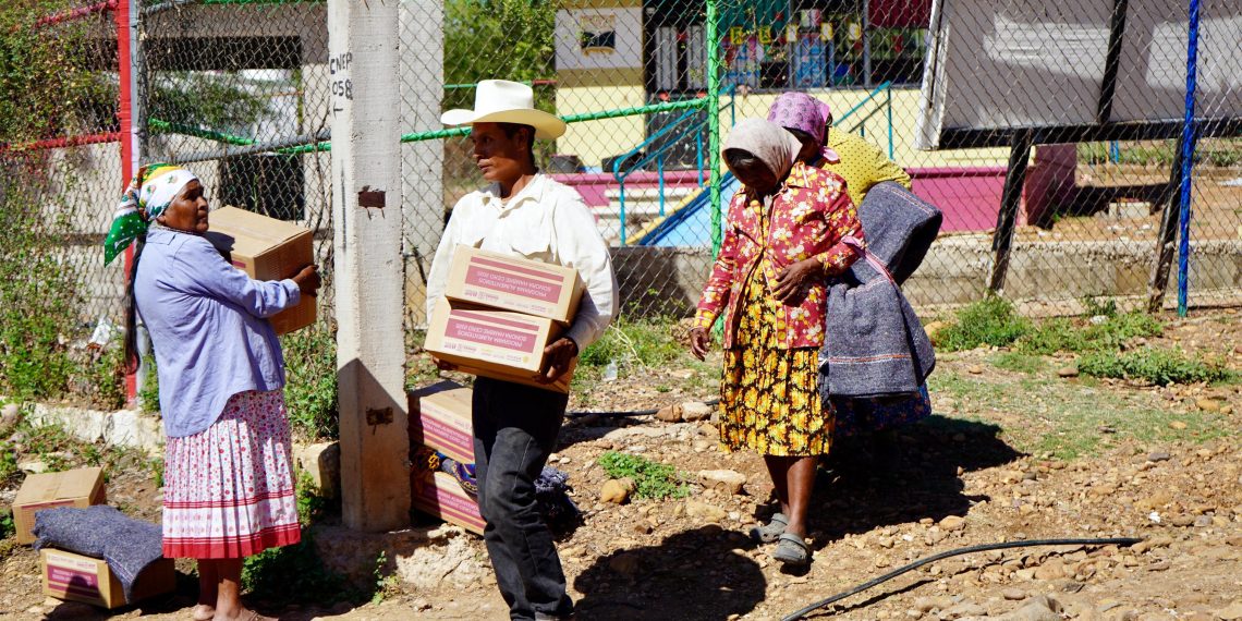 Gobierno de Sonora fortalece el bienestar de la comunidad Guarijío – Makurawe con entrega de apoyos sociales en Mesa Colorada