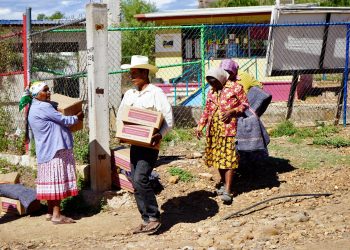 Gobierno de Sonora fortalece el bienestar de la comunidad Guarijío – Makurawe con entrega de apoyos sociales en Mesa Colorada