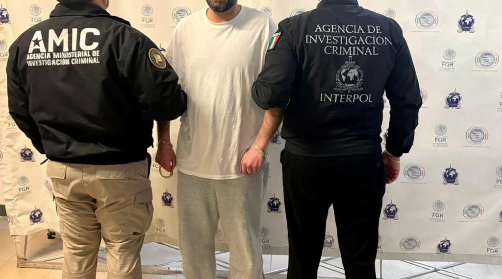 Captura AMIC a imputado por feminicidio en colaboración con INTERPOL y FGR