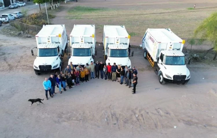 Servicio de recolección de basura en Navojoa tiene nuevas unidades; suman 14 camiones