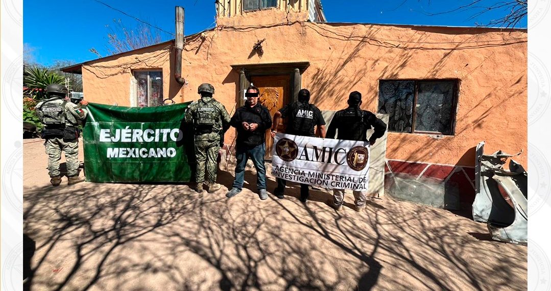 FGJES ejecuta cateo por narcomenudeo; un detenido y droga asegurada en Sáric