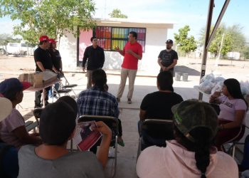 El Diputado Federal Ramón Flores realiza gira de trabajo por comunidades del Valle de Guaymas