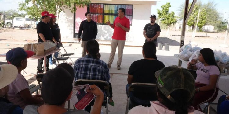 El Diputado Federal Ramón Flores realiza gira de trabajo por comunidades del Valle de Guaymas