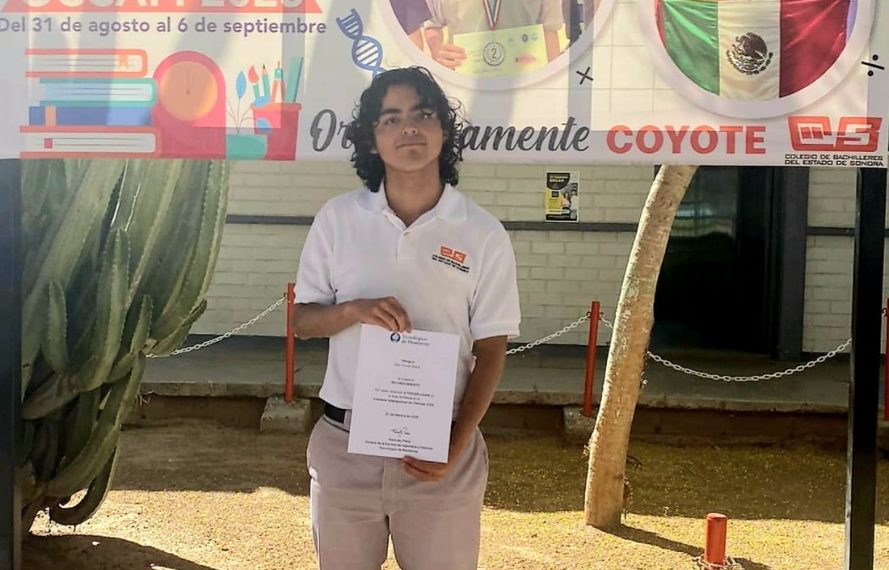 Brilla estudiante de Cobach Sonora en Concurso Internacional de Ciencias 2026