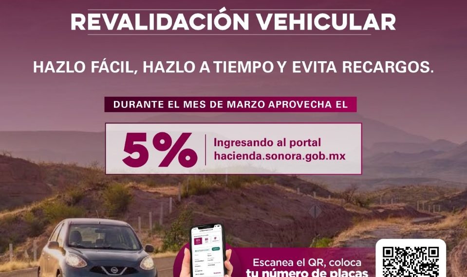 Último mes para aprovechar descuentos y evitar recargos en la revalidación vehicular 2026
