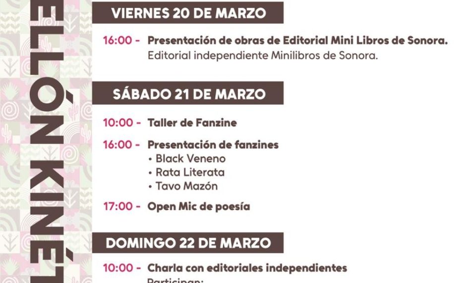Gobierno de Sonora invita al Festival Biocultural por el primer aniversario del Bosque Urbano La Sauceda
