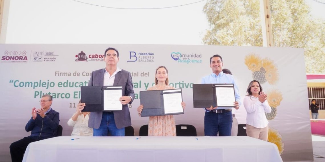 Gobierno de Sonora refrenda su compromiso social con la histórica transformación educativa de Caborca: SEC