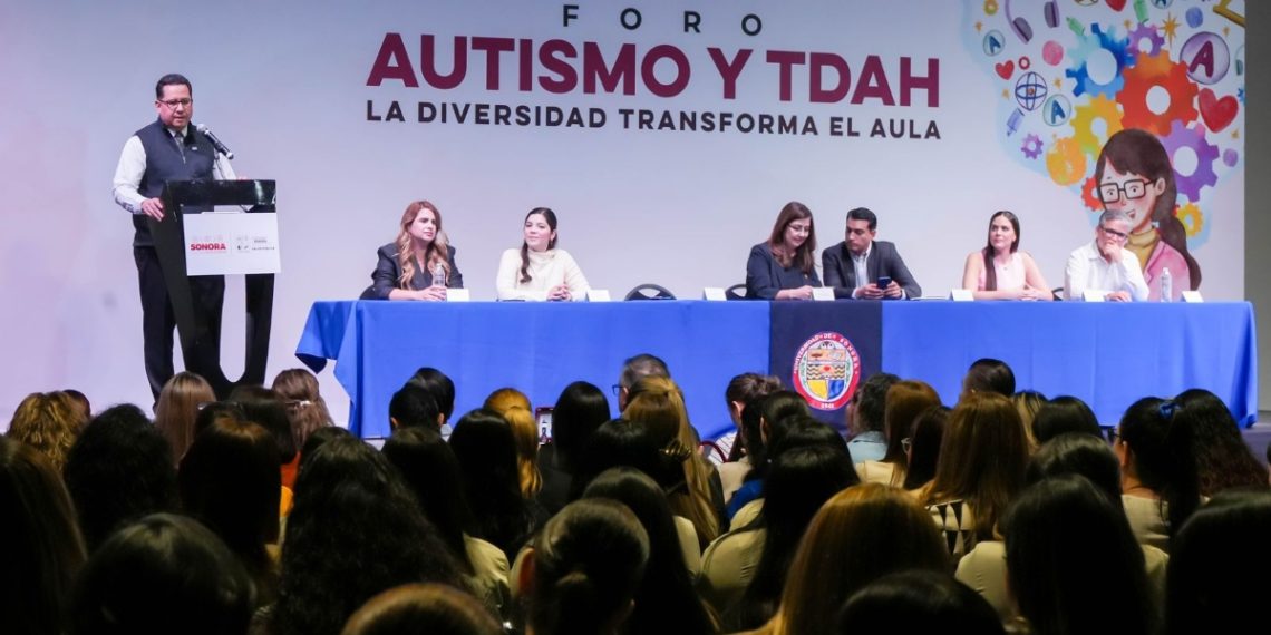 Fortalece Gobierno de Sonora la inclusión educativa con foro sobre autismo y TDAH