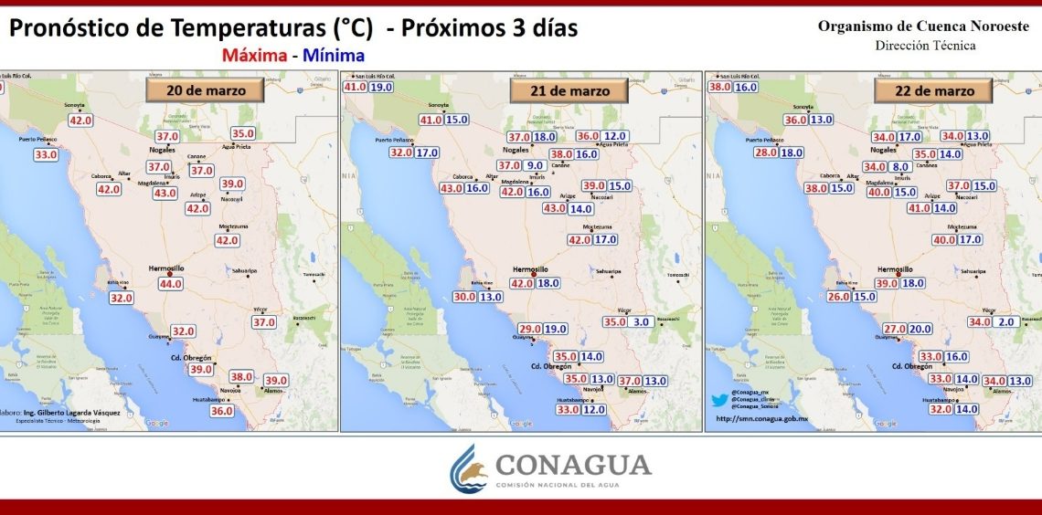Anticipa CEPC Sonora tardes calurosas durante la semana