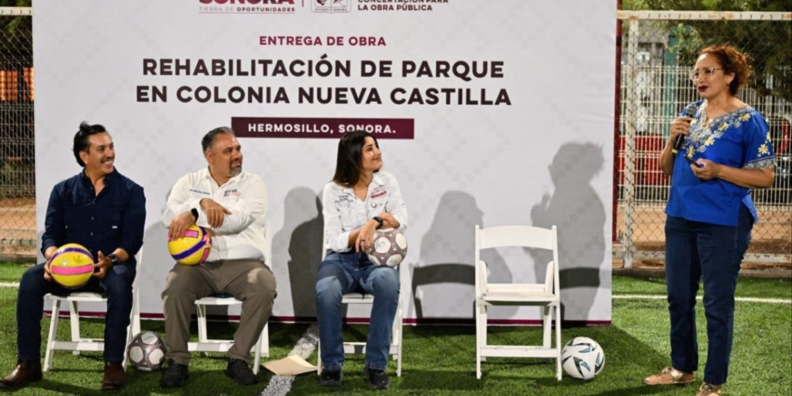 Gobierno de Sonora recupera más de 150 espacios públicos para las familias sonorenses