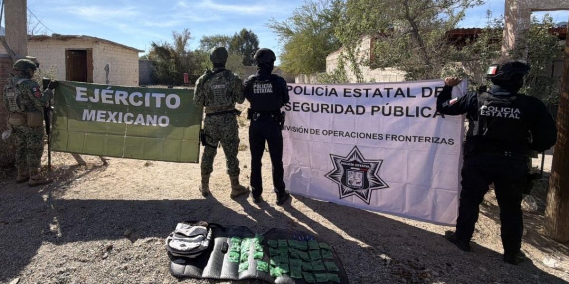 Acción coordinada de la Policía Estatal frena narcomenudeo en Sonoyta