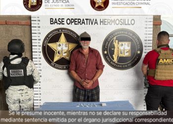 FGJES ejecuta cateo coordinado; detiene a un sujeto y asegura droga en Hermosillo