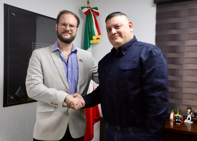 Sostiene encuentro Cónsul de Francia en Hermosillo y CEPC