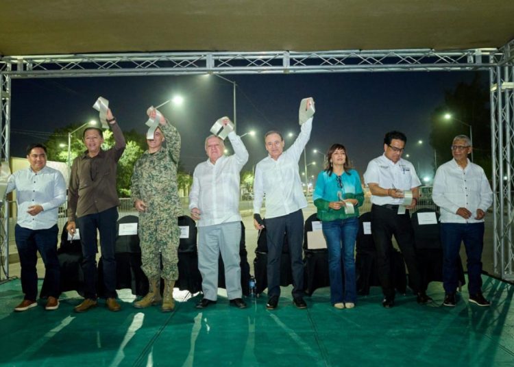 Con entrega de primer Sendero Seguro del país, Gobernador Durazo consolida mayor seguridad en la frontera