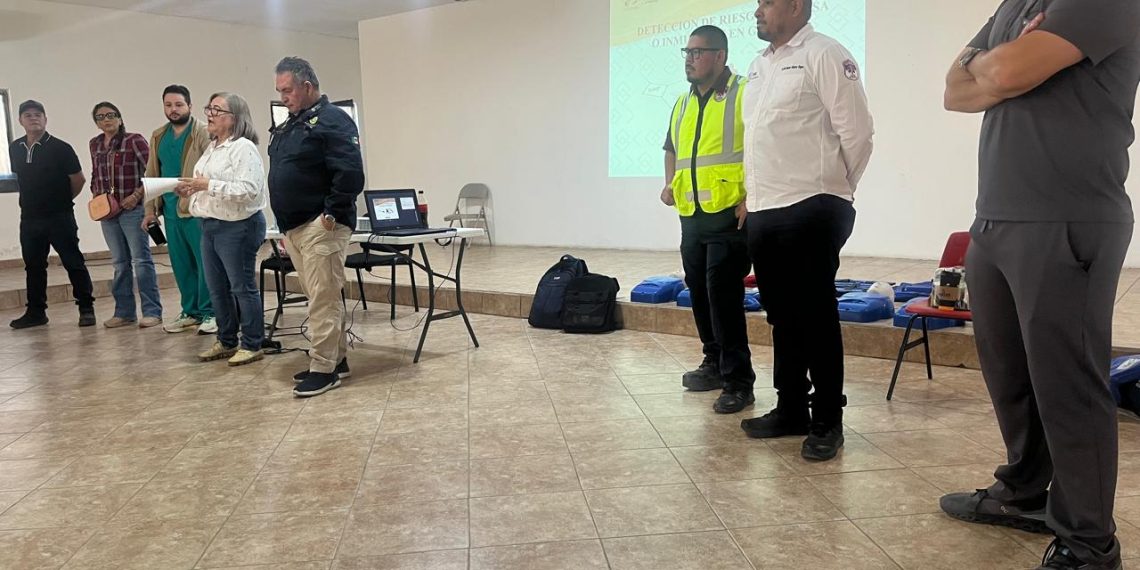 Realiza Protección Civil Sonora pláticas para fortalecer la Protección Civil y respuesta ante emergencias