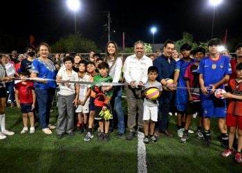 Impulsa Gobierno de Sonora la recuperación de espacios públicos con la rehabilitación de parque en colonia Nueva Castilla