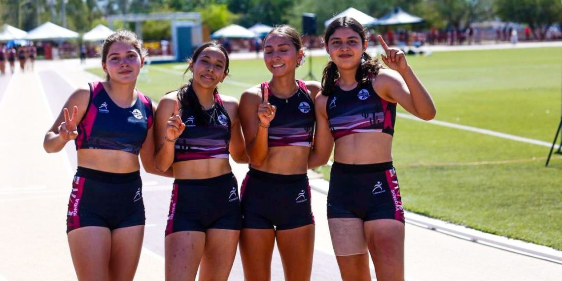 Sonora recolecta 26 medallas en segunda fecha de Olimpiada Regional de Atletismo