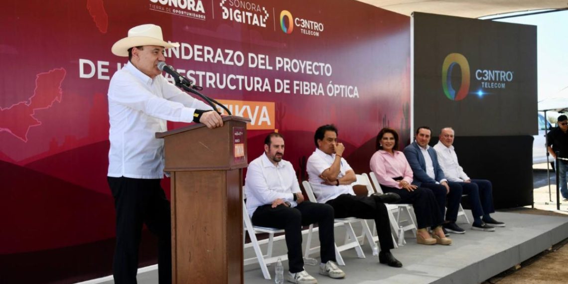 Durazo arranca obra de conectividad digital binacional con inversión de mil 250 millones