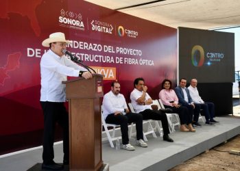 Durazo arranca obra de conectividad digital binacional con inversión de mil 250 millones