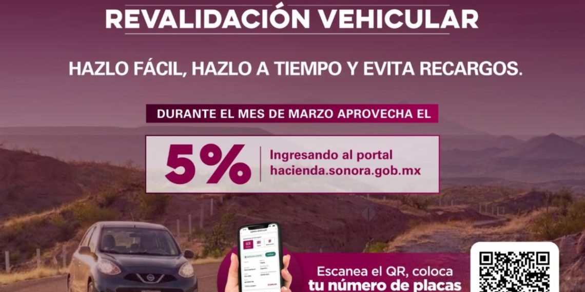 Aprovecha los últimos días de descuento y evita recargos en la revalidación vehicular 2026