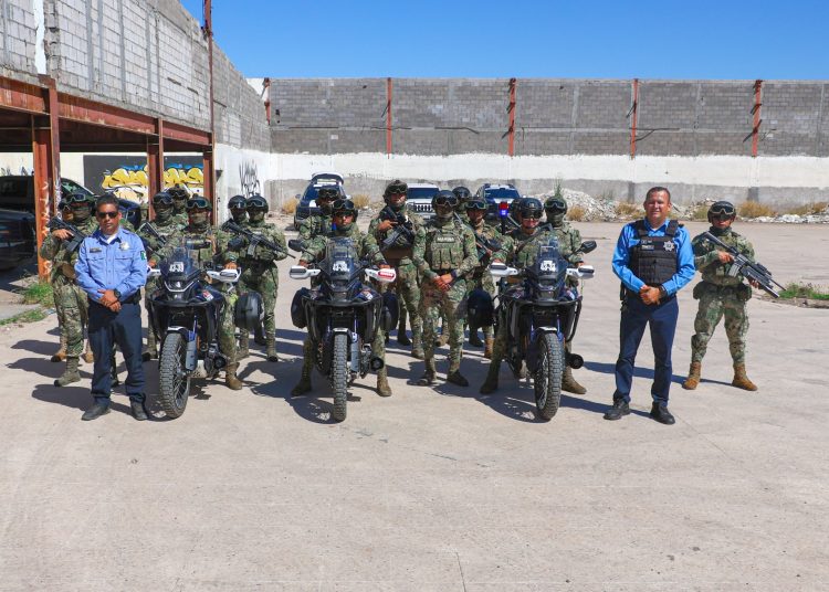 Elementos de Marina se capacitan en motopatrullaje en Cajeme