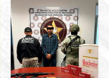 Cateo coordinado entre AMIC y DEFENSA permite captura de imputado por tentativa de homicidio en Cajeme