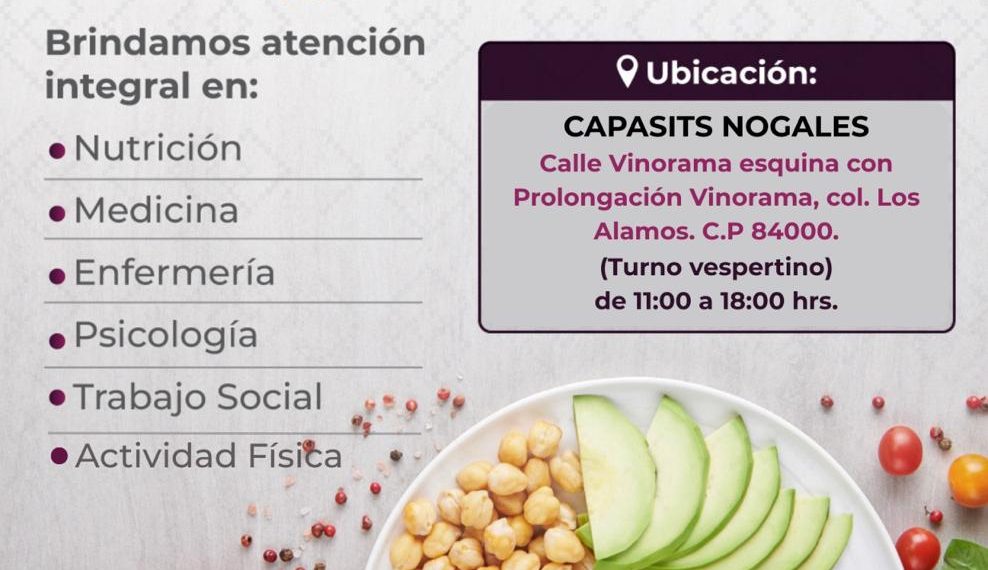 Impulsa Secretaría de Salud prevención de la obesidad con Clínicas Integrales de Nutrición