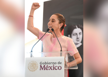 Sheinbaum recorre Sinaloa con fuerte dispositivo de seguridad