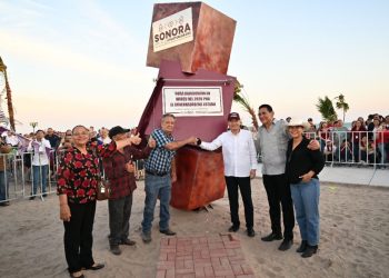 Gobernador Durazo detona nuevo polo turístico en Empalme con Malecón El Cochórit