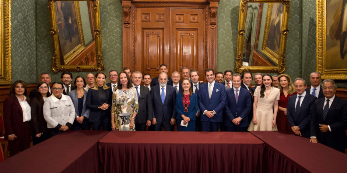 Sheinbaum y empresarios revisan avances del Plan México en Palacio