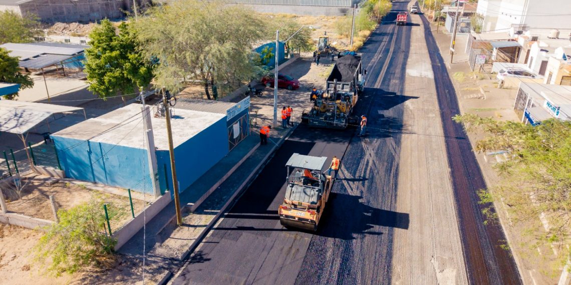 Avanza Gobierno de Hermosillo 51 por ciento recarpeteo de la calle República de Panamá