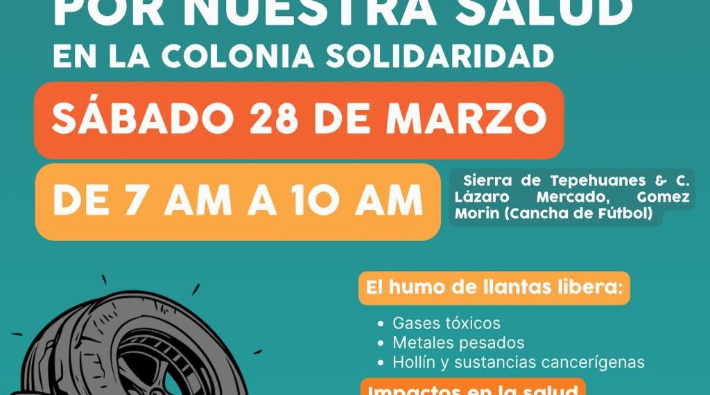 Invita Ayuntamiento de Hermosillo a participar en jornada de “Llantatón por nuestra salud” en la Solidaridad