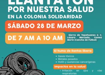 Invita Ayuntamiento de Hermosillo a participar en jornada de “Llantatón por nuestra salud” en la Solidaridad