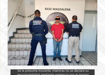 FGJES ejecuta orden de aprehensión por desaparición cometida por particulares en operativo conjunto en Magdalena de Kino