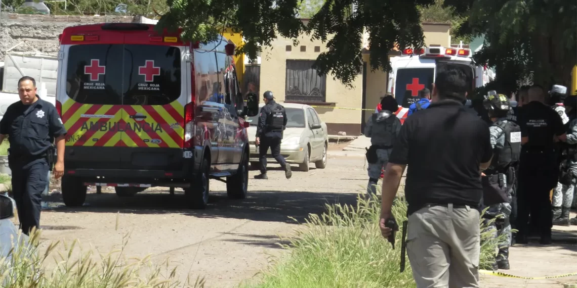 Ataque armado en colonia de Cajeme deja varias víctimas