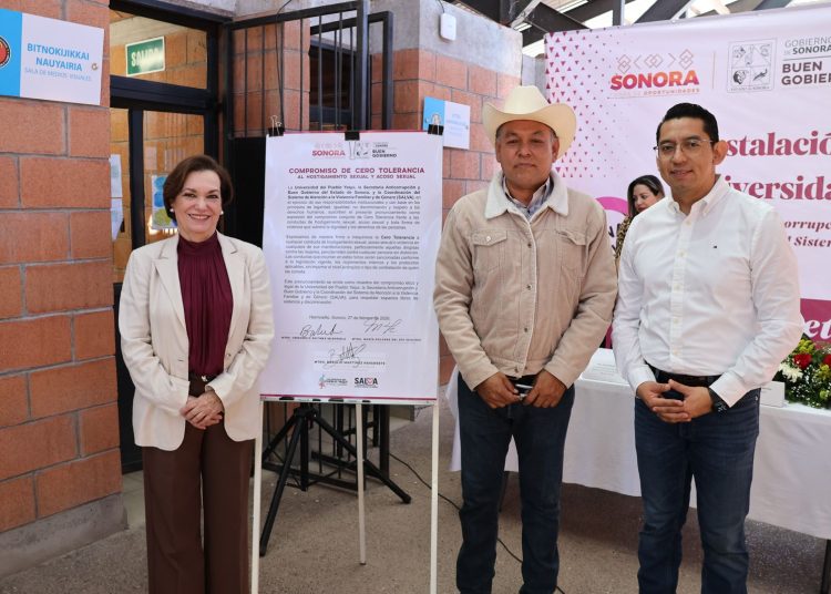Gobierno de Sonora fortalece espacios educativos seguros con la firma de pronunciamientos de Cero Tolerancia al Hostigamiento y Acoso Sexual
